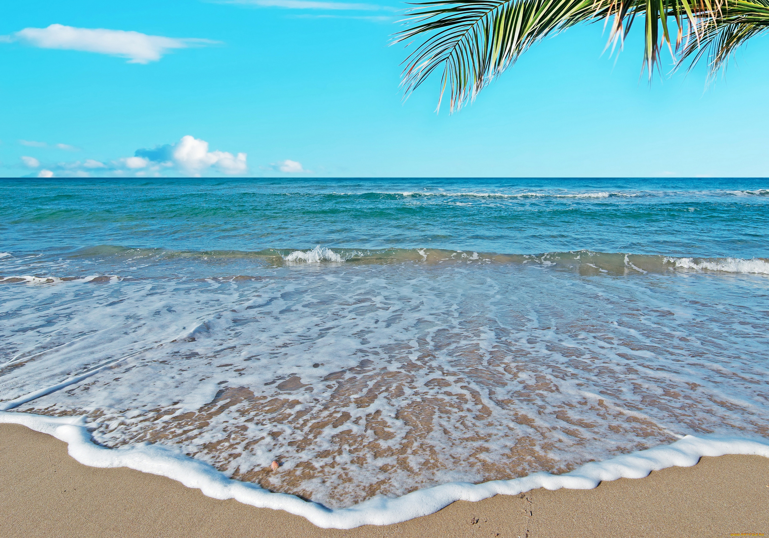 море и песок красивое
